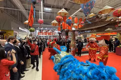 Французский гипермаркет Carrefour Ormesson представляет вьетнамскую кухню и товары первой необходимости (Фото: ВИА) 