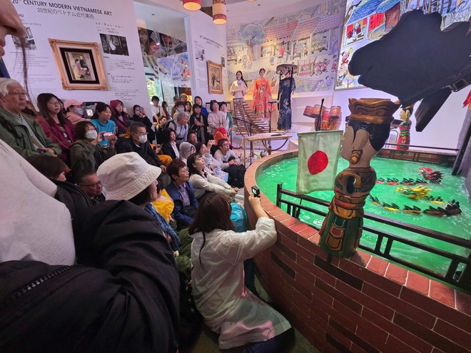 Часть пространства Вьетнамского павильона на ЭКСПО 2025. 