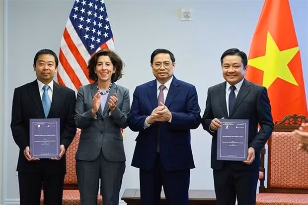 Вьетнам и США выступили с совместным заявлением лидеров ảnh 4