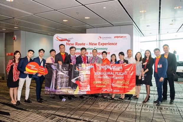 Thai Vietjet запустил рейс Бангкок-Сингапур ảnh 1