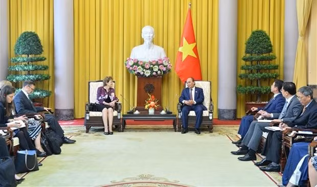 Президент Вьетнама принял губернатора Южной Австралии ảnh 1