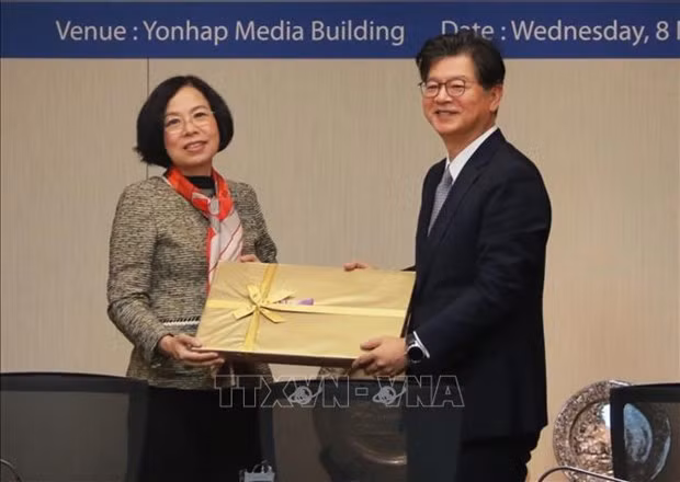 Вьетнамское информационное агентство и Yonhap налаживают информационное сотрудничество ảnh 2