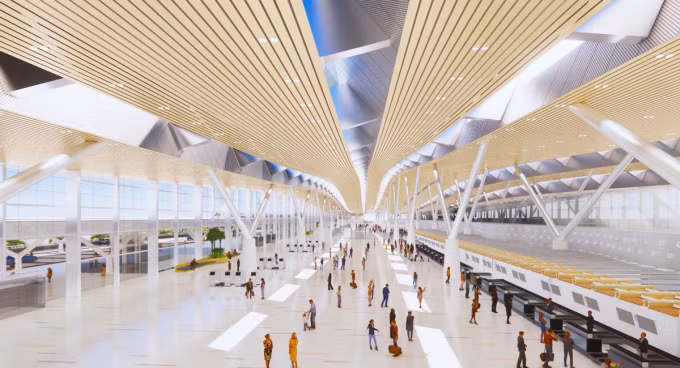 Дизайн терминала T3 Таншоннят основан на идее аозай ảnh 3 Дизайн терминала T3 Таншоннят основан на идее аозай ảnh 3