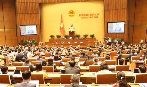 Открывается пятая сессия Национального собрания 15-го созыва ảnh 1 Открывается пятая сессия Национального собрания 15-го созыва ảnh 1
