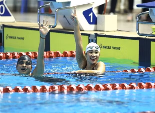 Вьетнам уверенно лидирует в рейтинге SEA Games 32 со 107 золотыми медалями ảnh 1