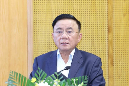 Секретариата ЦК КПВ, выступил с руководящими указаниями на конференции (Фото: ВИА)