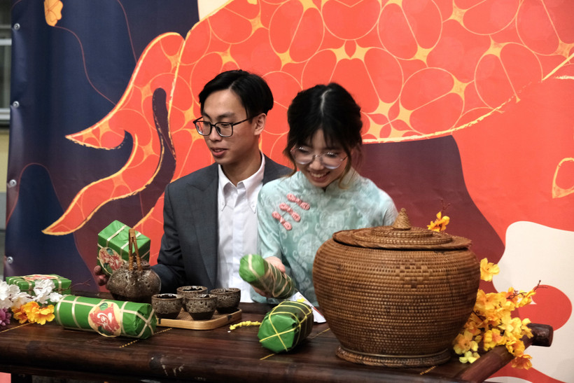 Павильон оформлен в ярко выраженном традиционном вьетнамском стиле. (Фото: ВИА)