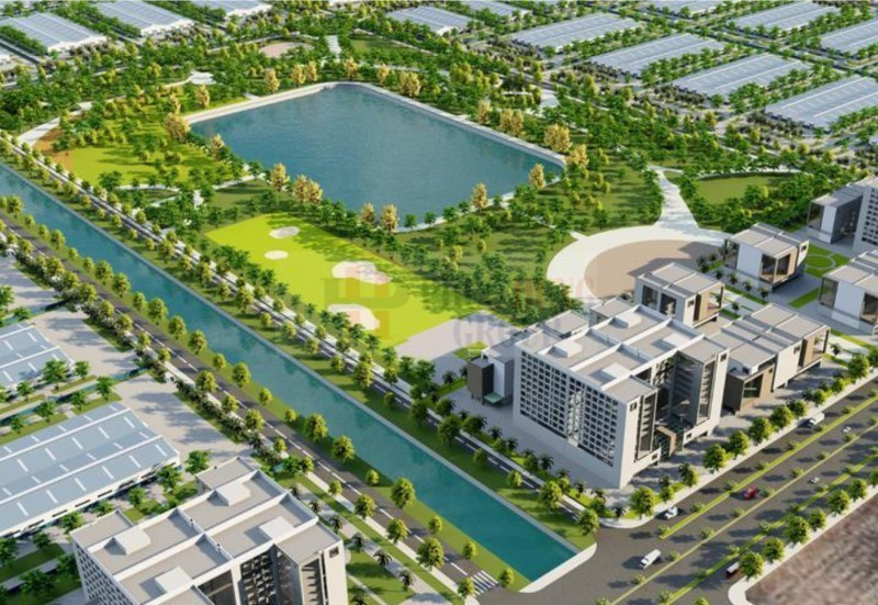 Перспективный вид промышленного парка Prodezi Лонган.(Фото: tapchikinhtetaichinh.vn)