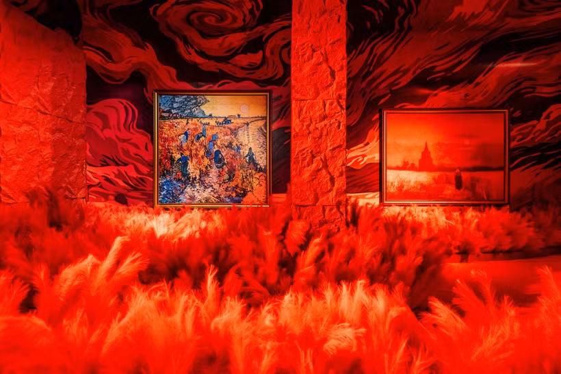 Уникальные интерактивные пространства экспозиции «Ван Гог: вне времени» (Van Gogh Timeless). Фото: Оргкомитет выставки