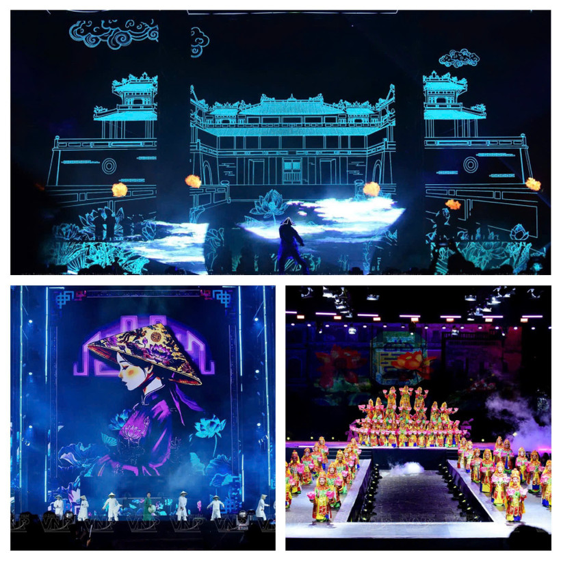 Художественные программы поставлены в современном, молодёжном и динамичном стиле, но при этом сохраняют узнаваемый культурный колорит Хюэ. (Фото: ВИА)