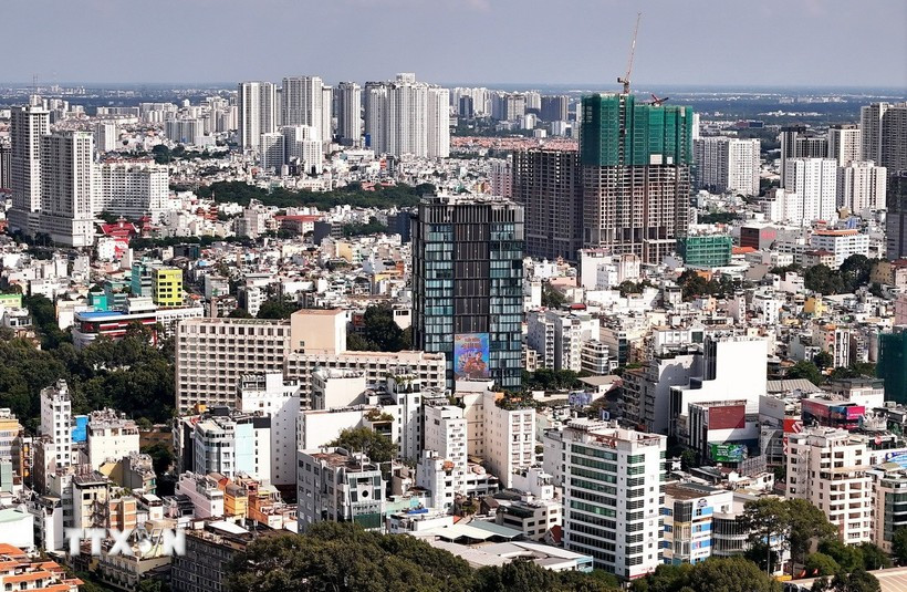 Недвижимость в центральной части города Хошимин. (Фото: ВИА)