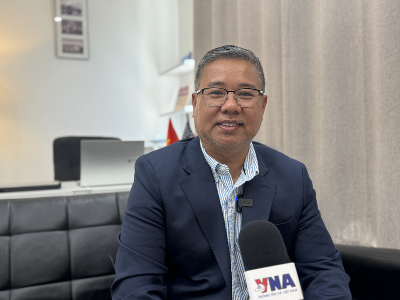 Нгуен Куанг Тхань, руководитель Клуба предпринимателей и патриотически настроенных лиц региона Вашингтон (округ Колумбия), Мэриленд и Вирджиния (США). (Фото: ВИА)