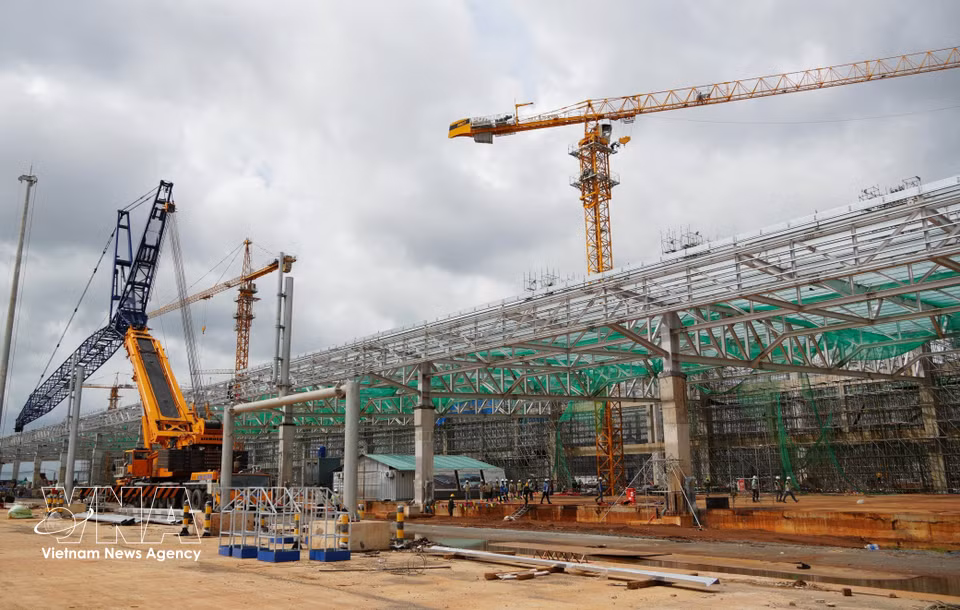 В аэропорту Лонгтхань строится грузовой терминал № 1 (Фото: ВИА)