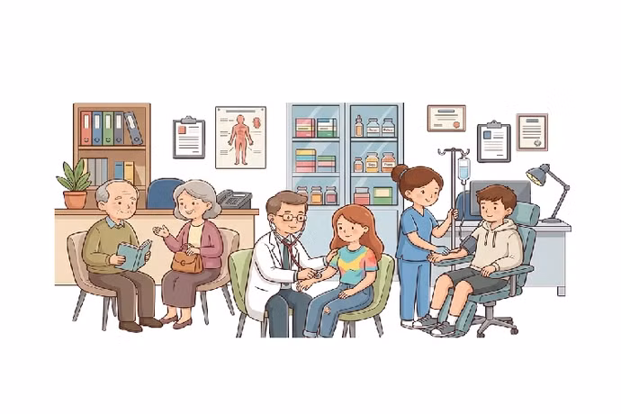 Организация периодических медосмотров и бесплатного скрининга для населения