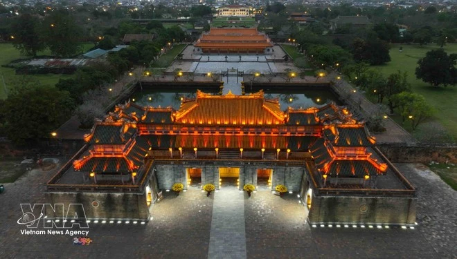 Нгомон - главные южные ворота Императорского города Хюэ. (Фото: ВИА) 