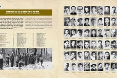 Страница из юбилейной книги к 80-летию основания Вьетнамского информационного агентства. (Фото: ВИА)