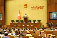 10-я сессия Национального собрания (НС) XV созыва. (Фото: ВИА)