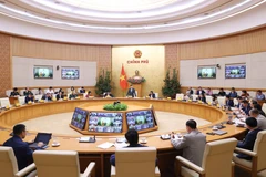 Заместитель Премьер-министра Чан Хонг Ха председательствует на заседании. (Фото: ВИА)