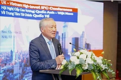 Постоянный заместитель премьер-министра Нгуен Хоа Бинь выступил с речью. (Фото: ВИА) 