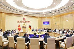 Общий вид 3-го заседания Совместного комитета по экономическому и торговому сотрудничеству Вьетнам – Германия. (Фото: moit.gov.vn)