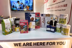 Сельскохозяйственная продукция вьетнамских предприятий, произведённая с использованием технологии SASAKI. (Фото: ВИА)