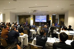 Министр промышленности и торговли Нгуен Хонг Зиен выступает на форуме. (Фото: ВИА)