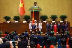 Президент Социалистической Республики Вьетнам То Лам приносит присягу при вступлении в должность. (Фото: ВИА)