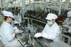 Компания «Nidec Sankyo Vietnam» (Япония) производит высокотехнологичные электронные комплектующие в Высокотехнологичном парке Хошимина. (Фото: ВИА)