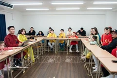 Общий вид программы, посвящённой Международному женскому дню 8 марта, вьетнамской общины региона Кюсю (Япония). (Фото: ВИА)