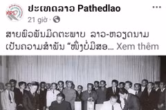 Публикация на официальной странице газеты Pathetlao в Facebook.