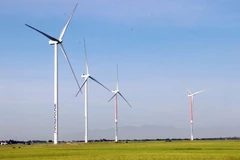 Ветроэнергетический проект Hanbaram в общине Бакфонг Ниньтхуан). (Фото: ВИА)