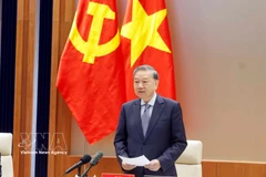 Генеральный секретарь То Лам выступает. (Фото: ВИА)