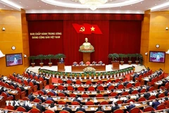 Открывающее заседание пленума ЦК КПВ XIII созыва. (Фото: ВИА)