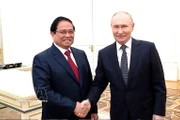 Премьер-министр Фам Минь Тьинь провёл встречу с Президентом России Владимиром Путиным. (Фото: ВИА).