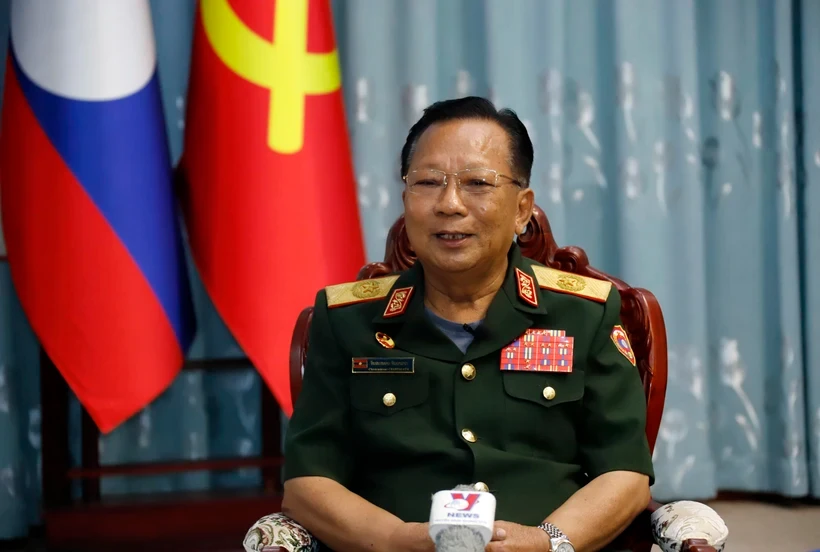 Генерал Тянсамон Тяннялат, заместитель премьер-министра и министр обороны Лаоса (Фото: ВИA)