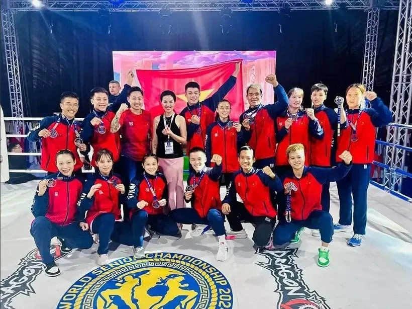 Вьетнам завоевал две золотые медали на чемпионате мира по муайтай среди взрослых (Фото: nld.com.vn/) 