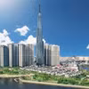 Вид на башню Landmark 81 компании Vingroup в городе Хошимине. (Фото предоставлено Vingroup) 