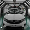 Автомобили, произведённые на заводе Honda в Фукйене провинции Футхо. (Фото: ВИА) 