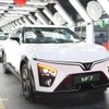 Модели электромобилей, выпускаемые на заводе VinFast в Индии. (Фото: ВИА) 