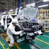 Автомобильная сборочная линия завода Honda Phuc Yen в провинции Футхо. (Фото: ВИА) 