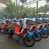 В марте по всей сети станций в городе Хошимине планируется ввести в эксплуатацию в общей сложности 500 общественных электровелосипедов. (Фото: Центр управления общественным транспортом города Хошимина) 