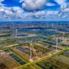 Прибрежная ветряная электростанция в Баклиеу является богатым источником энергии. (Фото: ВИA)