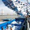 Погрузка риса в порту Сайгона (Фото: ВИA)
