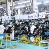 Производственная линия вьетнамской компании Honda в провинции Ниньбинь. (Фото: ВИA)