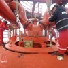 Сотрудники PTSC Thanh Hoa проверяют систему импорта сырой нефти. В первые 2 месяца текущего года во Вьетнаме был зафиксирован значительный рост импорта нефтепродуктов. Фото: ВИА. 