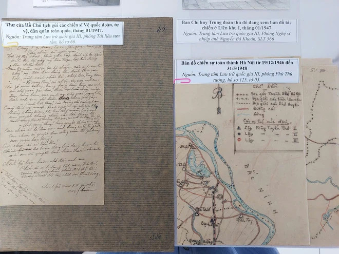 Архивные документы об освобождении столицы в 1954 году. (Фото: Минь Тху/ Вьетнам+) 2.png