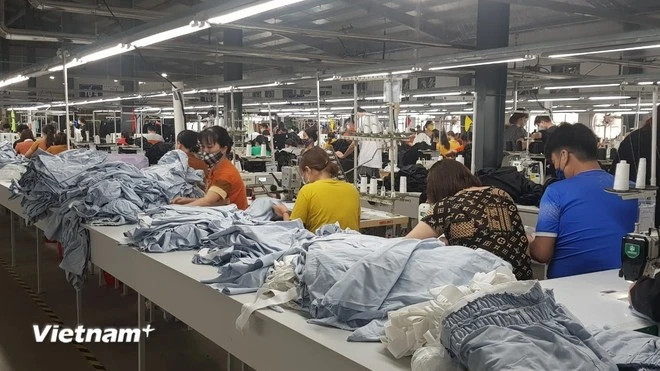 Повышение обменного курса может повлиять на предприятия, занимающиеся импортно-экспортной деятельностью. (Фото: VietnamPlus) 2.png