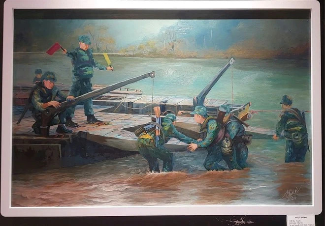 «Переход через реку» Нгуен Винь Миня (Фото: VietnamPlus) 1.jpg