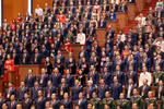 Делегаты провели торжественную церемонию поднятия флага. Фото: ВИА.