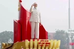 Церемониальный автомобиль с портретом Президента Хо Ши Мина. Фото: ВИА.